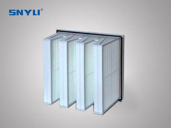 V Bank Air Filter Compact Filter for HVAC System V Cell Filter
