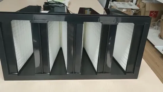 Фильтр воздушный HVAC с увеличенным расходом воздуха 592 x 592 x 292 мм, 6 В, для систем кондиционирования воздуха в чистых помещениях, фильтр V-образной формы, используемый на промышленных рабочих местах