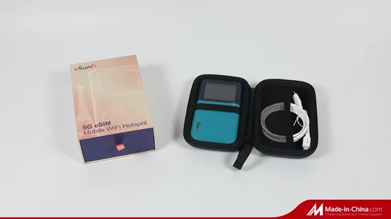 Беспроводной 5G Esim WiFi6 двухдиапазонный портативный карманный WiFi-роутер с поддержкой 4G 5G для путешественников