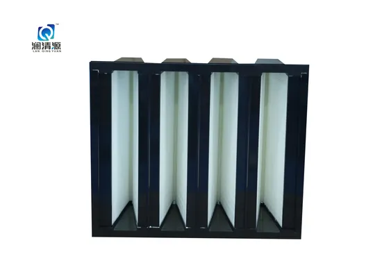 Промышленный фильтр HEPA с V-образными ячейками для кондиционирования воздуха, 99,99% ультравысокой эффективности, воздушный фильтр типа V/W, фильтр V-образной формы